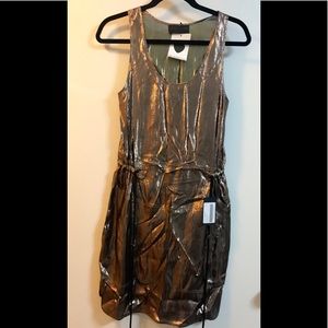 DEREK LAM / IRIDESCENT ROSE COLORED DRESS / 40